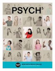 PSYCH 5, Introductory Psychology, 5th Edition with Access