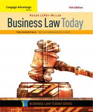 Cengage Advantage Books: Business Law Today 11th