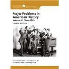 Major Problems in American History Volume II 4th