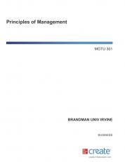 PRINCIPLES OF MANAGEMENT 