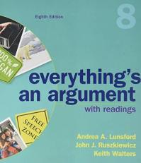 Everything's an Argument with Readings 8th