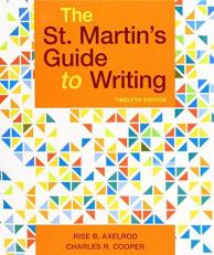 The St. Martin's Guide to Writing 12th