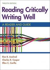 Reading Critically, Writing Well : A Reader and Guide 12th