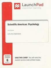 LaunchPad for Scientific American: Psychology (1-Term Access) Six Month Access