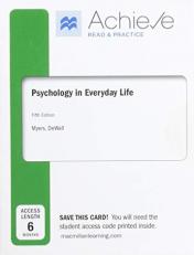 Achieve Read and Practice for Psychology in Everyday Life (1-Term Access)