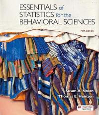 Essentials of Statistics for the Behavioral Sciences 5th