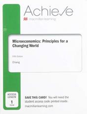 Achieve for Microeconomics: Principles for a Changing World (1-Term Access)