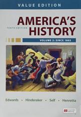 America's History, Value Edition, Volume 2 : Value Edition 10th