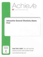 Achieve for Interactive General Chemistry Atoms First (2-Term Access)