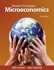 Modern Principles: Microeconomics 5th