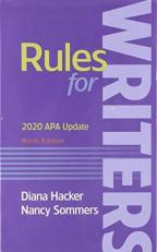 Rules for Writers (Paperback) with 2020 APA Update 9th