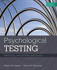 Psychological Testing : Principles, Applications, and Issues 9th