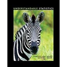 Understandable Statistics : Concepts and Methods (AP Edition) 12th