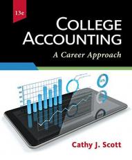 College Accounting : A Career Approach (with QuickBooks Online) 13th