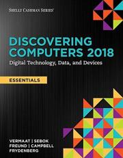 Discovering Computers, Essentials 2018: Digital Technology, Data, and Devices 16th