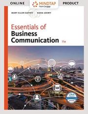 MindTap Business Communication, 1 term (6 months) Printed Access Card for Guffey/Loewy's Essentials of Business Communication, 11th