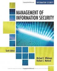 Management of Information Security 6th