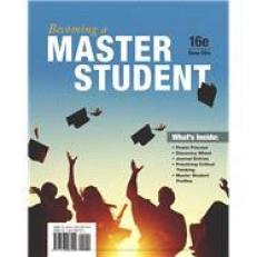 Becoming a Master Student 16th