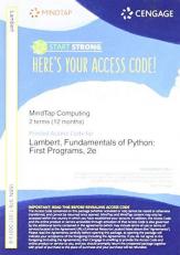 Fundamentals of Python-Mindtap Access Access Card 2nd