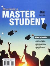 Bundle: Becoming a Master Student, Loose-Leaf Version, 16th + MindTap College Success, 1 Term (6 Months) Printed Access Card
