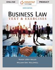 Business Law: Text and Exercises - MindTap Access Card 9th
