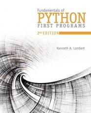 Fundamentals of Python First Programs (Looseleaf)