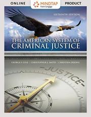 ISBN 9781337739177 - Bundle: the American System of Criminal Justice,  Loose-Leaf Version, 16th + MindTap Criminal Justice, 1 Term (6 Months)  Printed Access Card 16th Edition Direct Textbook
