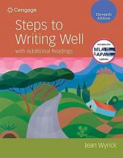 Steps to Writing Well with Additional Readings (w/ MLA9E Updates) 11th