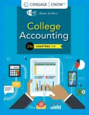College Accounting, Chapter 1-9 - CengageNoV2