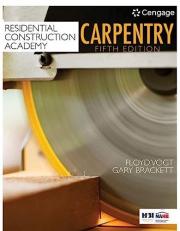 Residential Construction Academy : Carpentry 5th