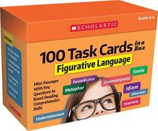 100 Task Cards in a Box: Figurative Language : Mini-Passages with Key Questions to Boost Reading Comprehension Skills 