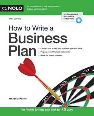 How to Write a Business Plan 14th