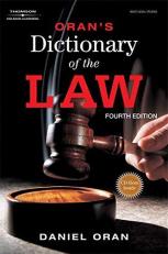 Oran's Dictionary of the Law with CD 4th