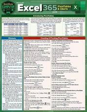 Excel 365 - Pivot Tables and Charts : A QuickStudy Laminated Reference Guide 