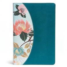 The CSB Study Bible for Women, Teal Flowers LeatherTouch, Indexed : Faithful and True 