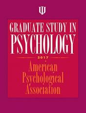 Graduate Study in Psychology, 2017 