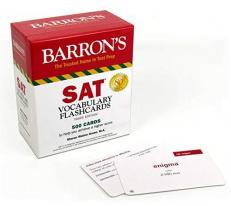 SAT Vocabulary Flashcards: 500 Cards Reflecting the Most Frequently Tested SAT Words + Sorting Ring for Custom Study 