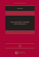 Negotiation : Theory and Strategy 3rd