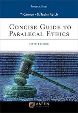 Concise Guide to Paralegal Ethics 5th