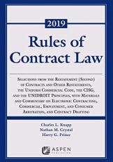 Rules of Contract Law : 2019-2020 