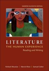 Literature: the Human Experience, Shorter Edition : Reading and Writing 11th