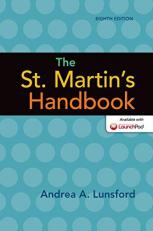 The St. Martin's Handbook 8th