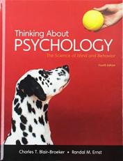 Thinking about Psychology, High School Version 4th