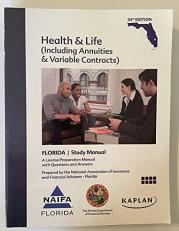 Florida Health & Life (including Annuities & Variable Contracts) Study Manual 