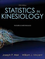 Statistics in Kinesiology 5th