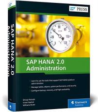SAP HANA 2. 0 Administration