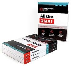 All the GMAT: Content Review, Set of 3 Books, Includes 6 Online Practice Tests, Effective Strategies to Score Higher