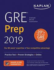 GRE Prep 2019 : Practice Tests + Proven Strategies + Online 