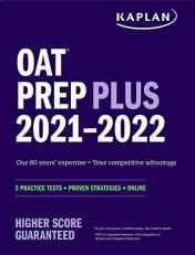 OAT Prep Plus 2021-2022 : 2 Practice Tests Online + Proven Strategies