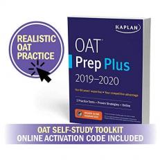 OAT Prep Plus 2021-2022: 2 Practice by Kaplan Test Prep